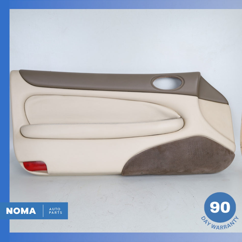 97-06 Jaguar X100 XK8 XKR Left Driver Side Interior Door Panel Beige OEM 49k