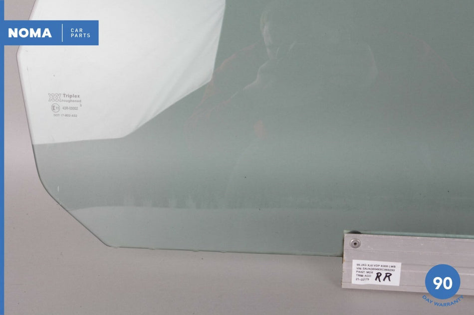 98-03 Jaguar XJ8 X308 LWB Rear Right Passenger Side Window Glass GXF2271AE OEM