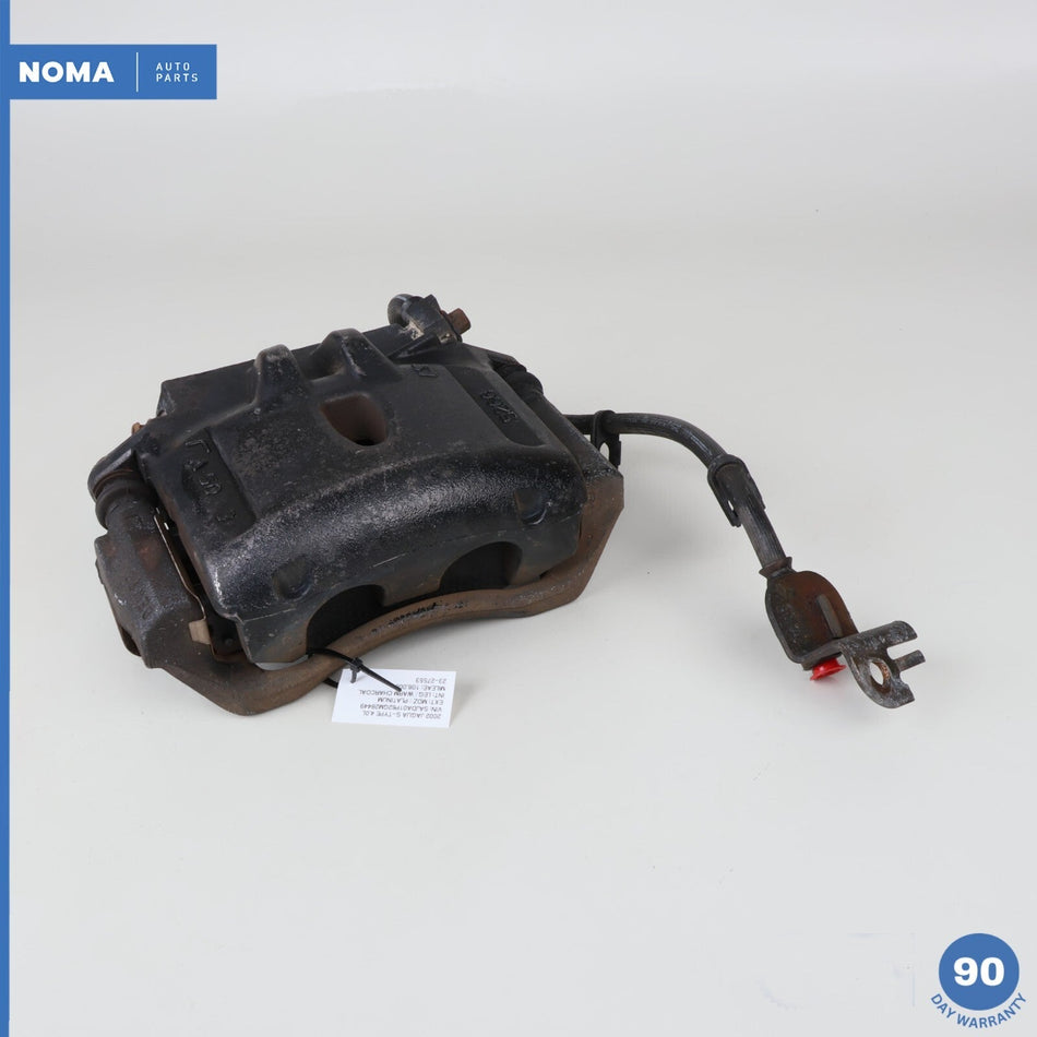 00-02 Jaguar S-Type X200 Front Left Driver Side Brake Caliper w/ Hose OEM