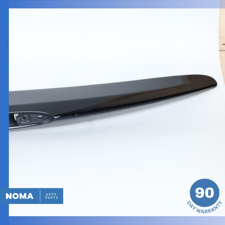07-15 Jaguar X150 XK XKR Trunk Lid Molding Trim Spoiler Wing Ebony Black OEM