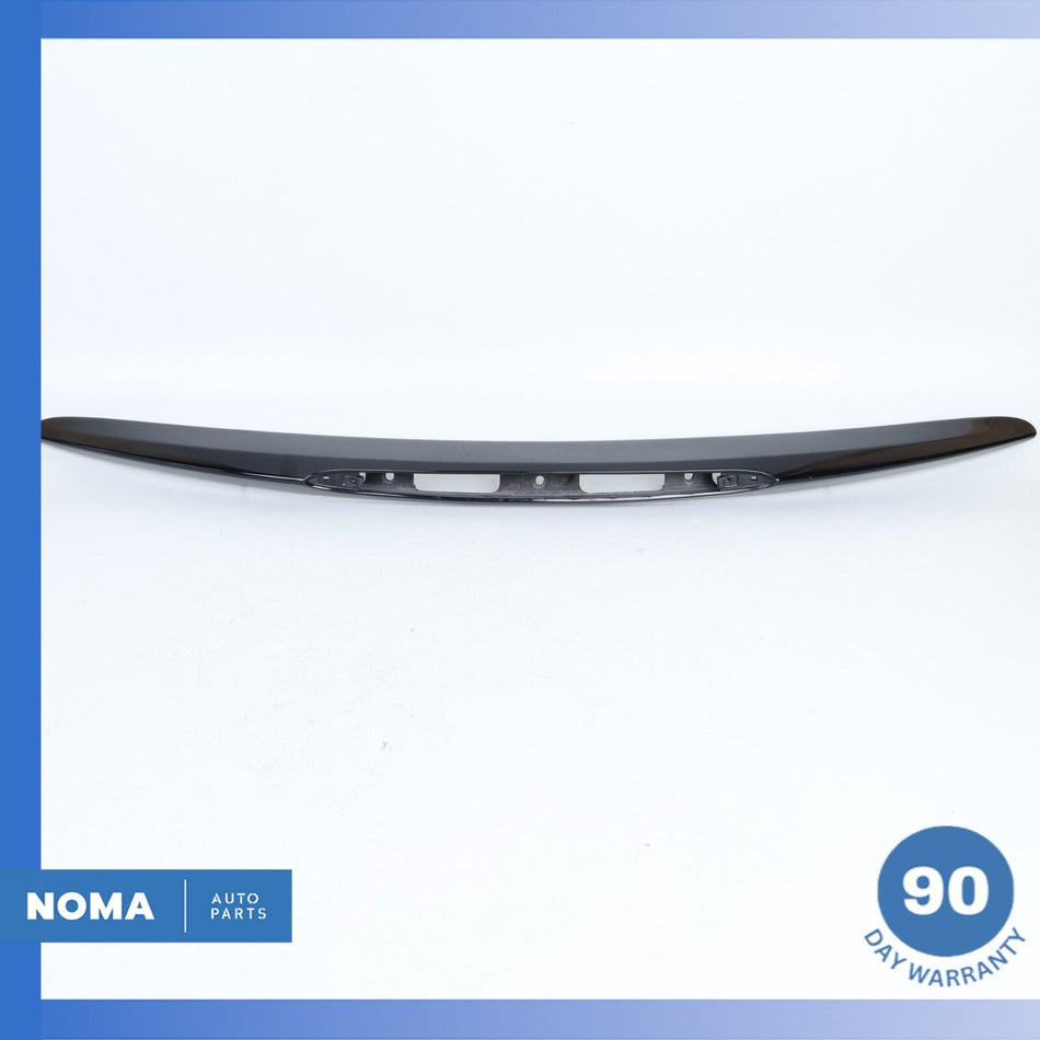 07-15 Jaguar X150 XK XKR Trunk Lid Molding Trim Spoiler Wing Ebony Black OEM