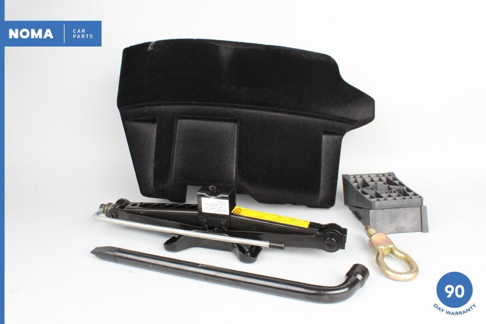 04-09 Jaguar XJ8 XJR VDP X350 X358 Emergency Spare Jack Tool Kit w/ Holder OEM