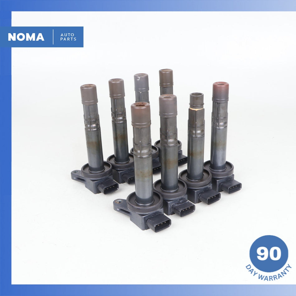 03-10 Jaguar X206 S-Type Engine Motor Ignition Coil Set of 8 6R8312A366AA OEM