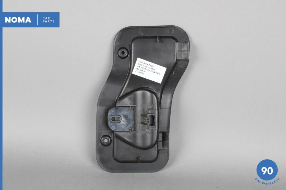 03-08 BMW Z4 E85 Rear Trunk Boot Lock Cylinder Cover Panel Trim 7061858 OEM