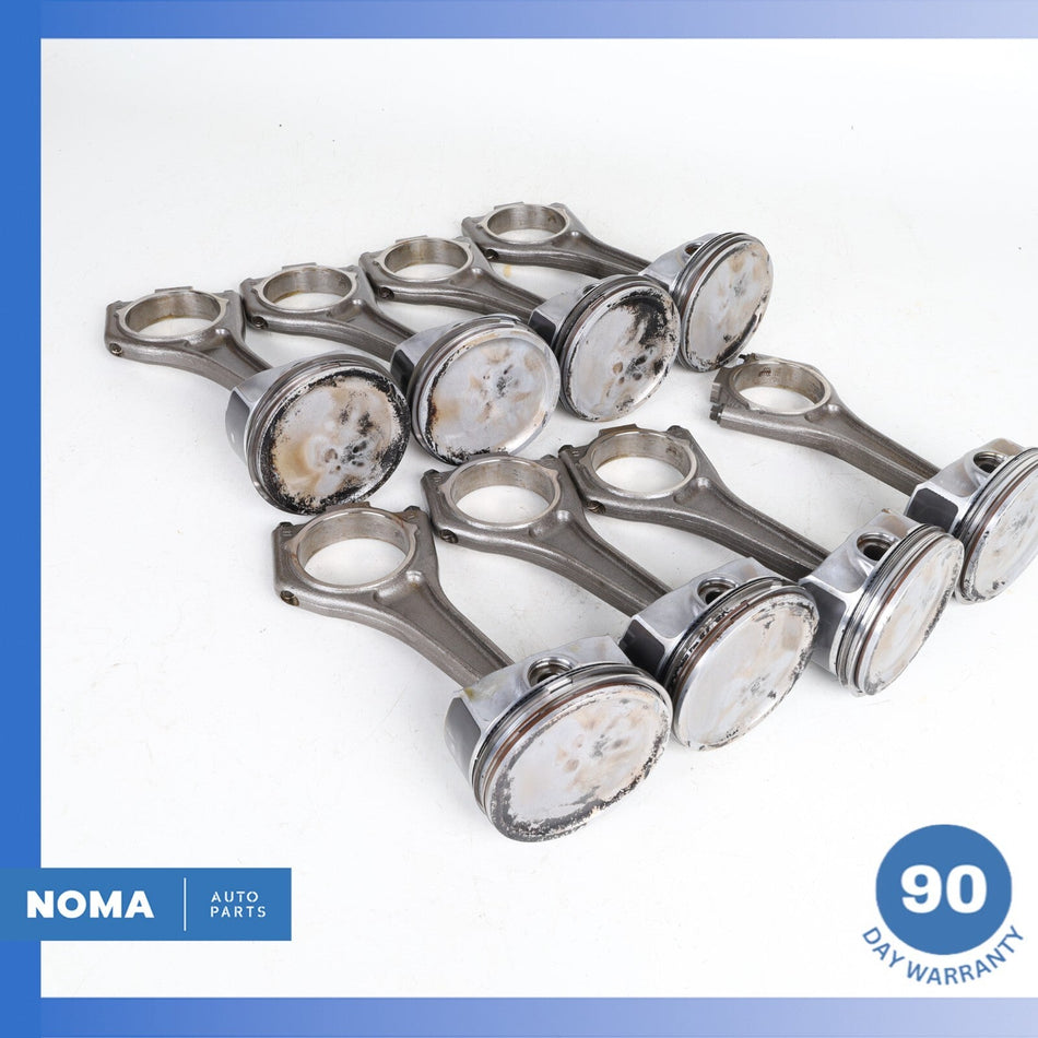 10-23 Range Rover L405 L494 5.0L S/C Engine Piston Connecting Rod Set of 8 OEM