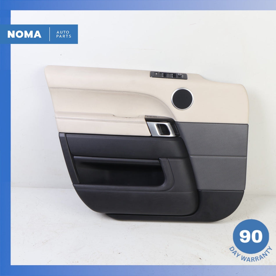 14-17 Range Rover Sport L494 Front Left Side Interior Door Panel Trim Beige OEM