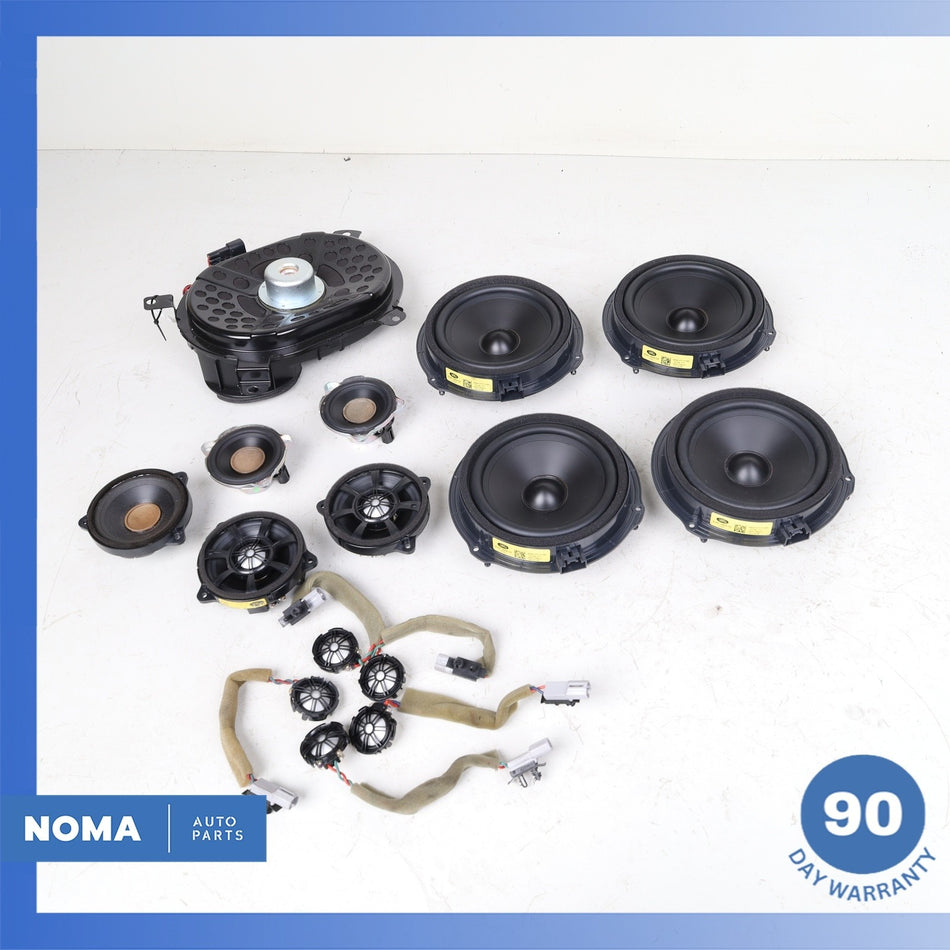 15-19 Land Rover Discovery Sport L550 Front & Rear Hi-Line 1200W Speaker Set OEM