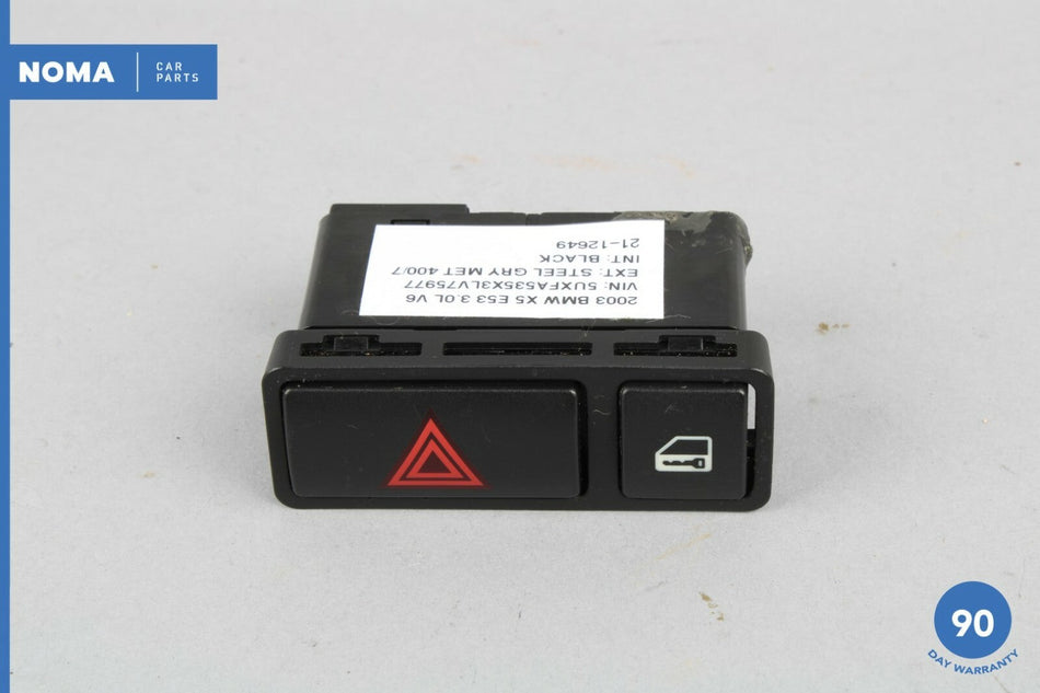 00-06 BMW X5 E53 Z4 E85 E86 Center Lock Emergency Hazard Switch 8368920 OEM