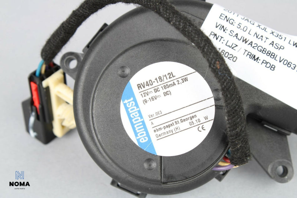 10-18 Jaguar XJ XJR X351 Dash Dashboard Display Cooling Fan Blower Motor OEM