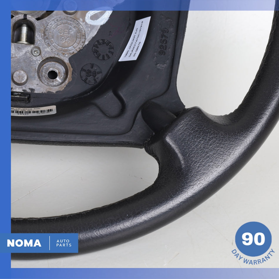 92-96 Jaguar XJS Series 3 Leather Steering Wheel Black HMD9181CA OEM