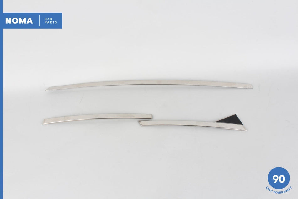 1997 Jaguar XJ6 VDP X300 LWB Rear Right Passenger Door Window Molding Set OEM