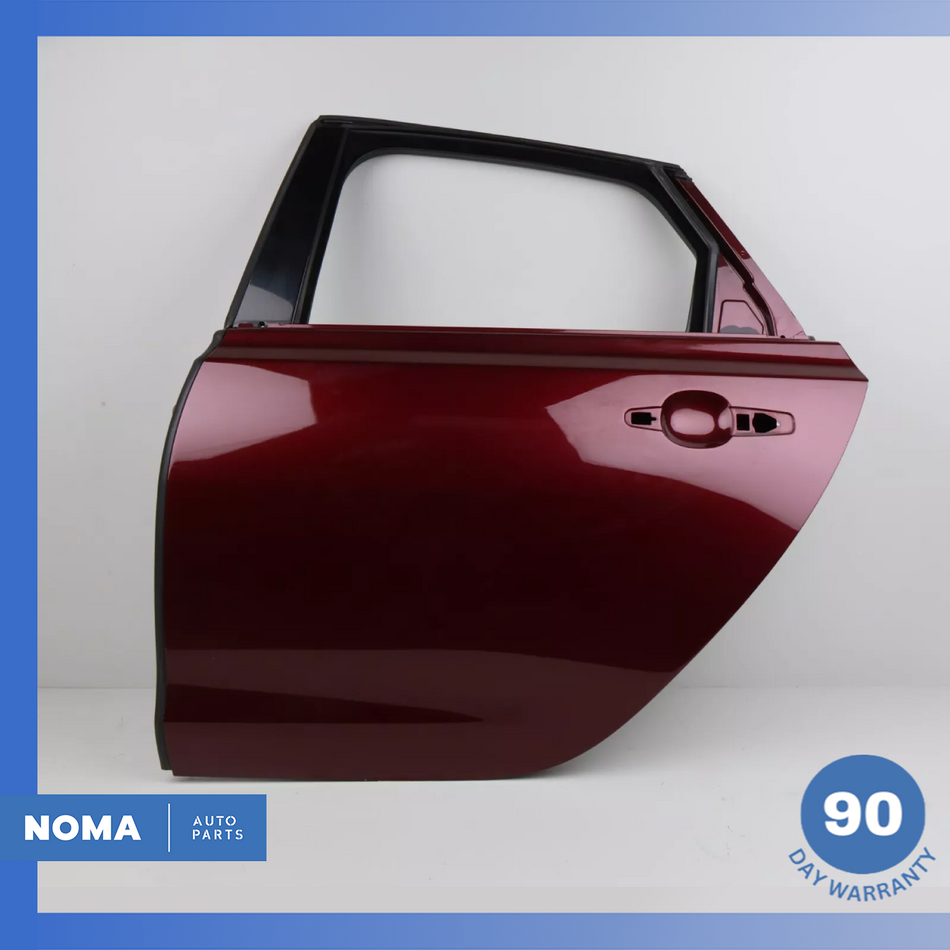 16-23 Jaguar XF X260 Rear Left Driver Side Door Shell Panel Red CAX OEM