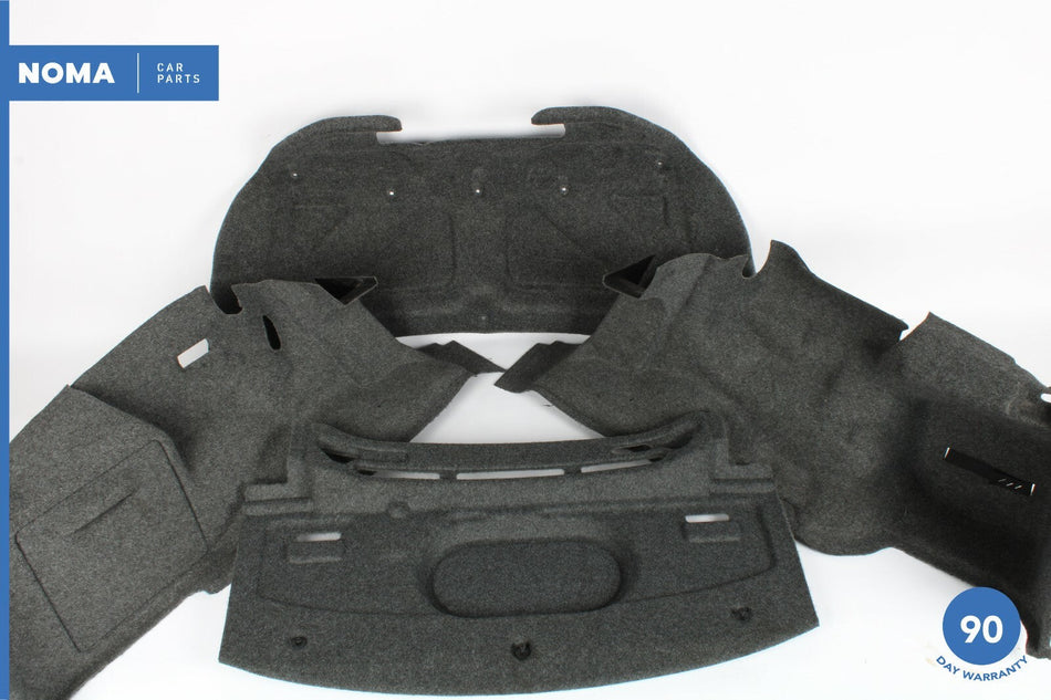 03-08 Jaguar X204 S-Type Trunk Inner Trim Carpet Cover Panel Set of 4 OEM