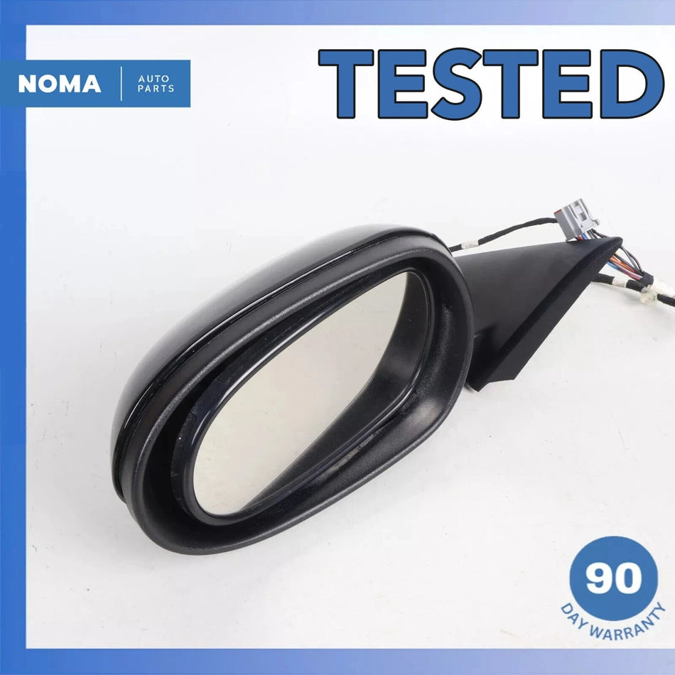 07-09 Jaguar X150 XK XKR Left Driver Side Door Rear View Mirror Black OEM