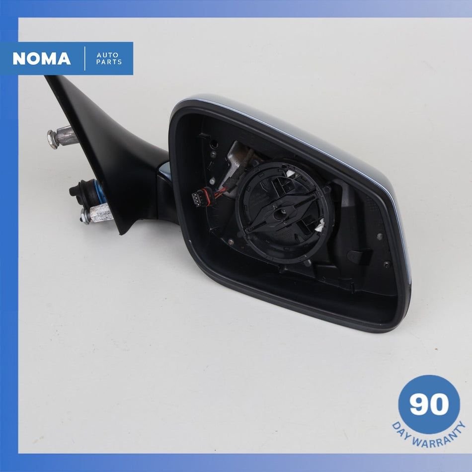 2013 BMW F10 ActiveHybrid 5 Right Passenger Rear View Door Mirror Blue OEM