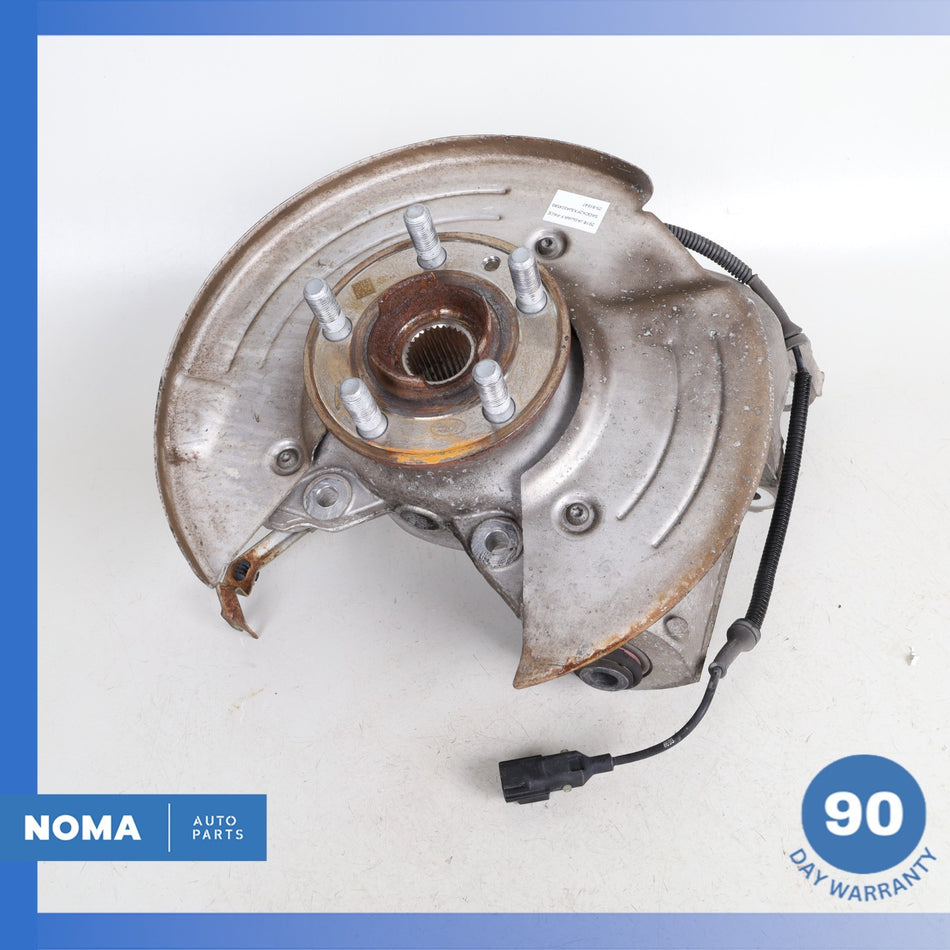 17-21 Jaguar X761 F-Pace Velar Rear Right Spindle Knuckle Hub w/ Shield OEM 84k