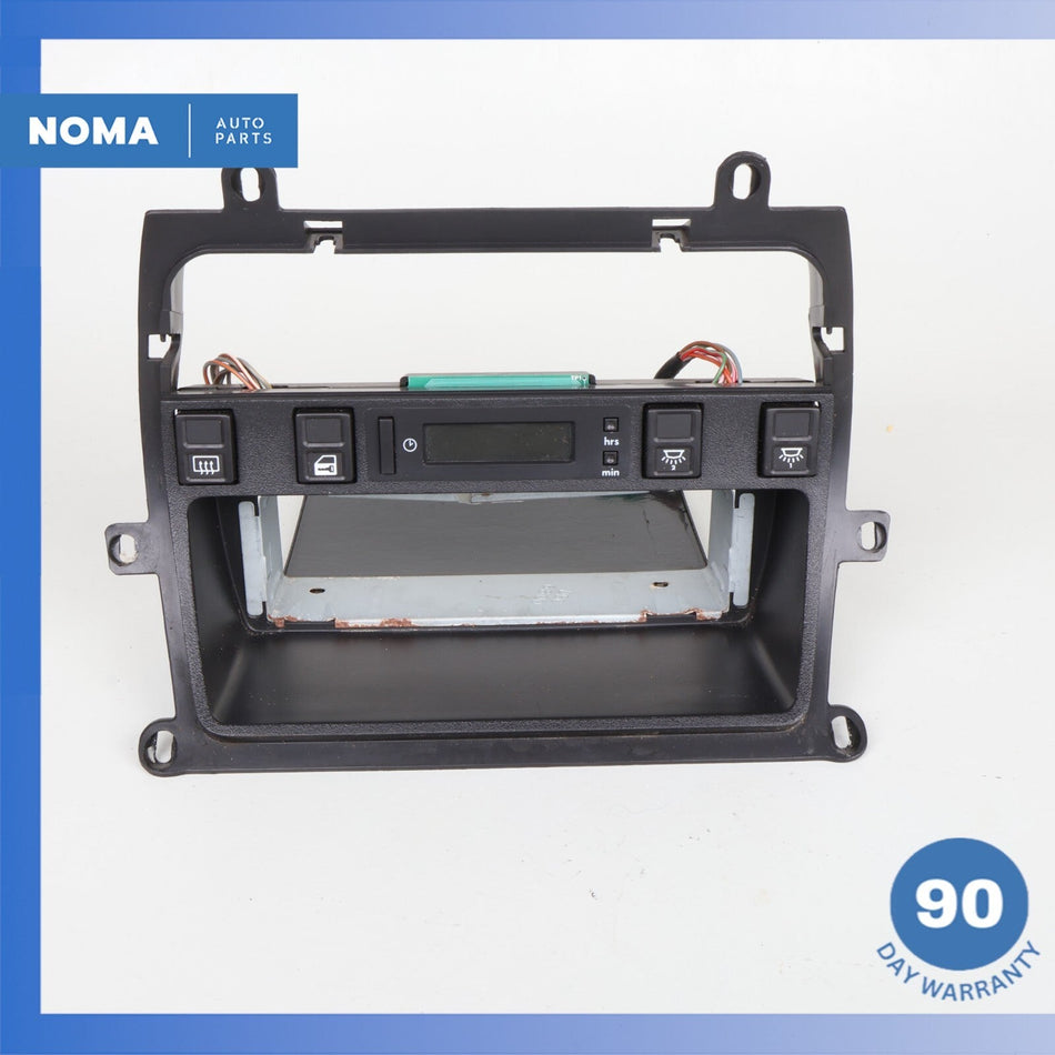 90-92 Jaguar XJ40 XJ6 Dash Dashbord Clock Console Switch Panel Trim OEM 71k