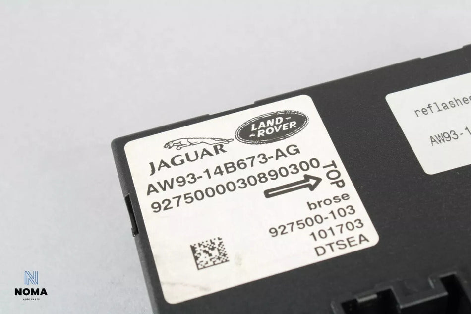 11-15 Jaguar X351 XJ XJR Rear Electronic Trunk Control Module AW9314B673AG OEM