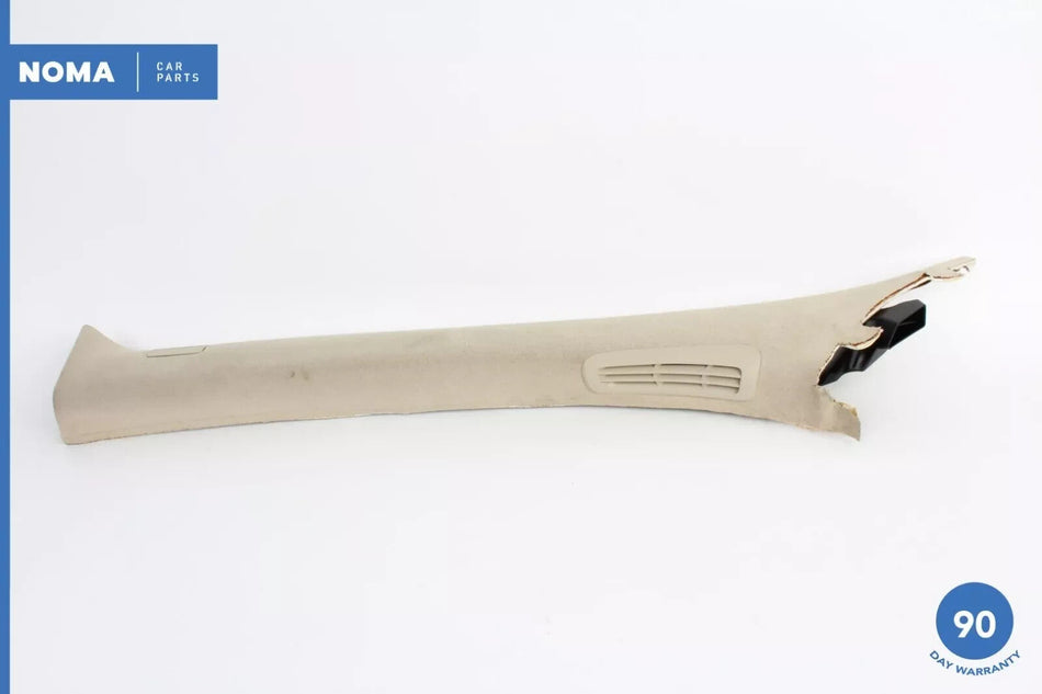 10-19 Jaguar X351 XJ XJR Front Left Driver A Pillar Trim Panel Suede Beige OEM