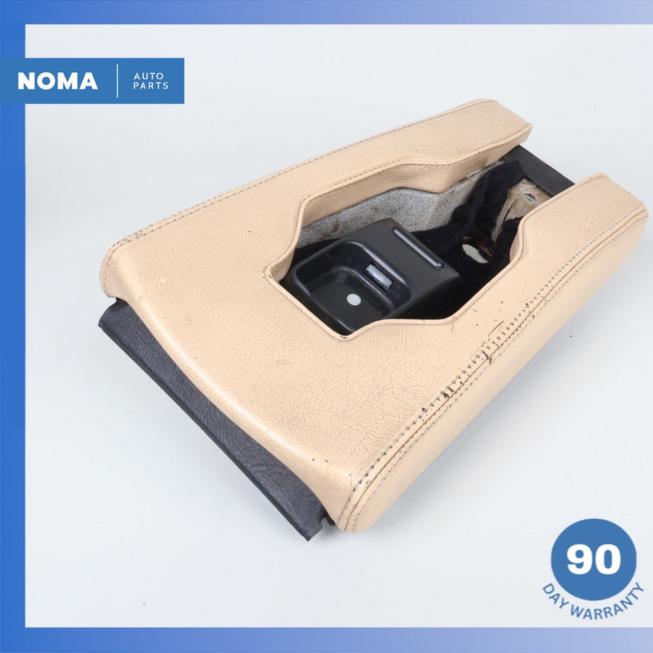 92-96 Jaguar XJS Series 3 Center Console Armrest Rest Lid Trim Beige OEM