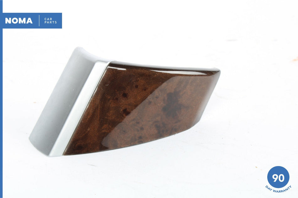 07-13 BMW X5 E70 Front Left Driver Side Dashboard Molding End Panel Wood OEM