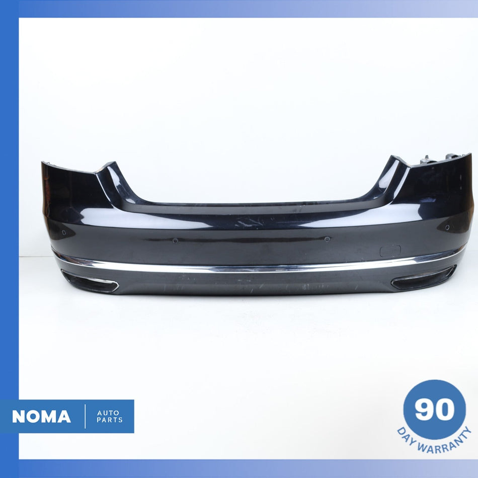 11-14 Audi D4 A8L Rear Bumper Cover Assembly Black 4H0807067A OEM