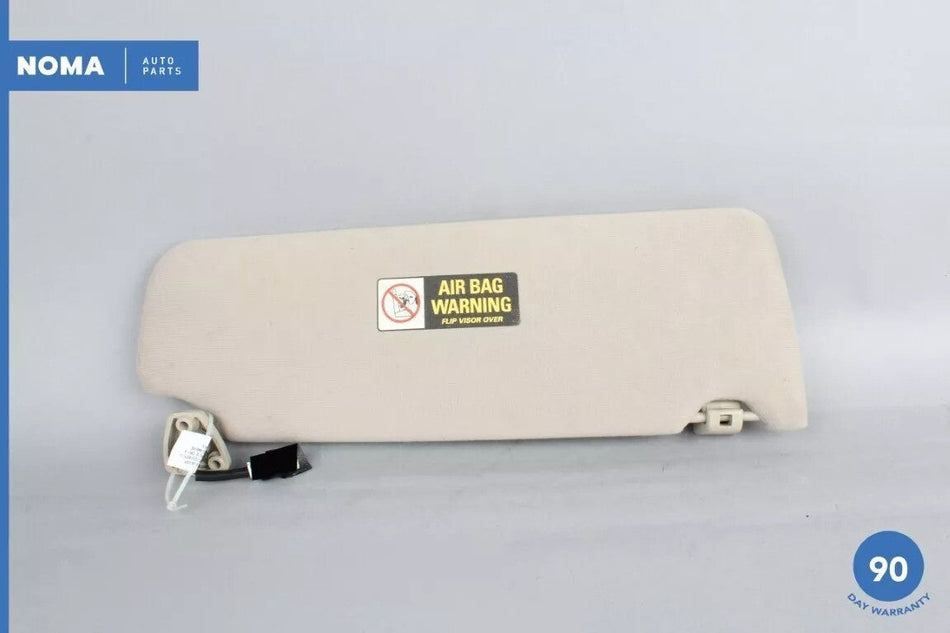 98-03 Jaguar X308 XJ8 XJR VDP Left Driver Side Sun Visor Shade Beige OEM