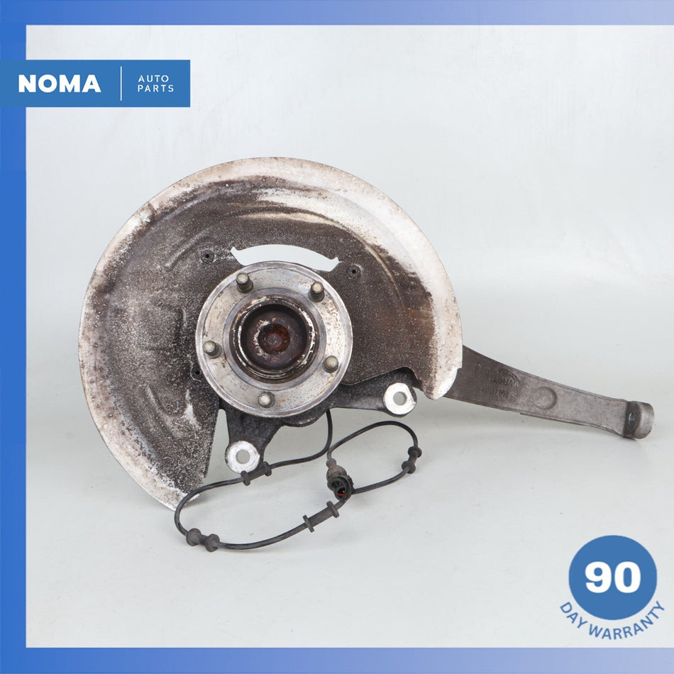 06-09 Jaguar X350 XJ8 XK XKR Front Left Side Spindle Knuckle Hub w/ Shield OEM