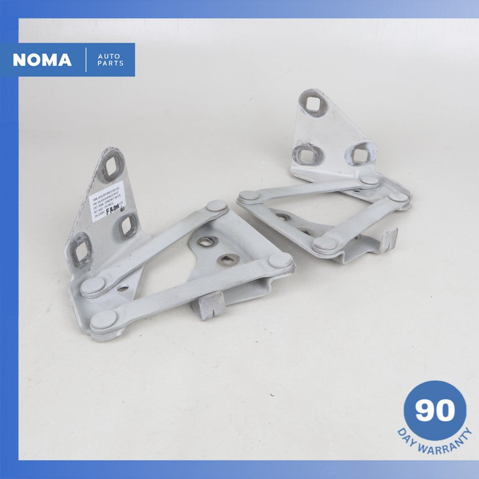 97-06 Jaguar X100 XK8 XKR Left & Right Hood Bonnet Hinge Set of 2 OEM