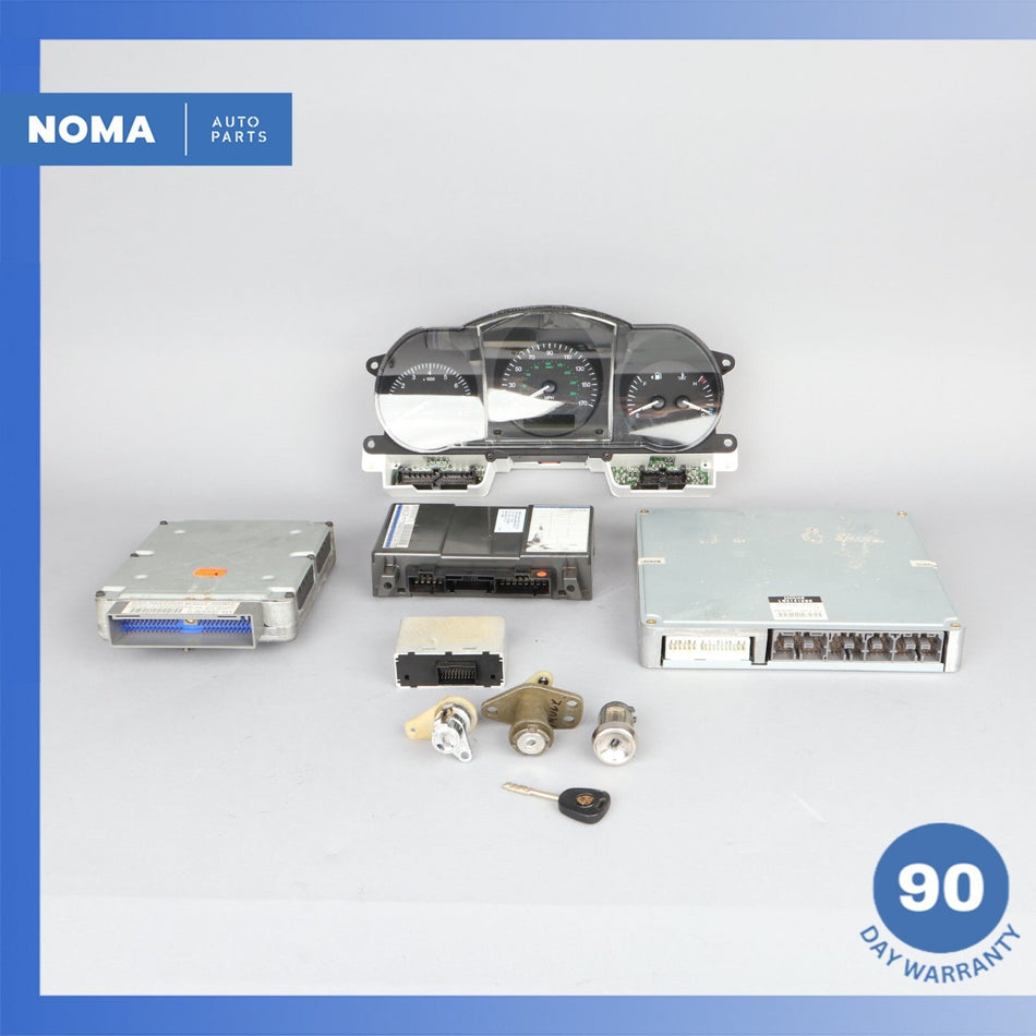 98-99 Jaguar X100 XK8 ECU BCM Computer Modules w/ Cluster & Lock Set OEM 87k