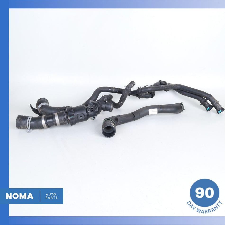2015 Jaguar X152 F-Type Engine Thermostat Housing w/ Hoses DX238A587AB OEM 42k