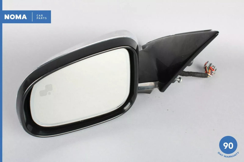 10-19 Jaguar X351 XJ XJR Left Side Rear View Door Mirror w/ Blind Spot OEM