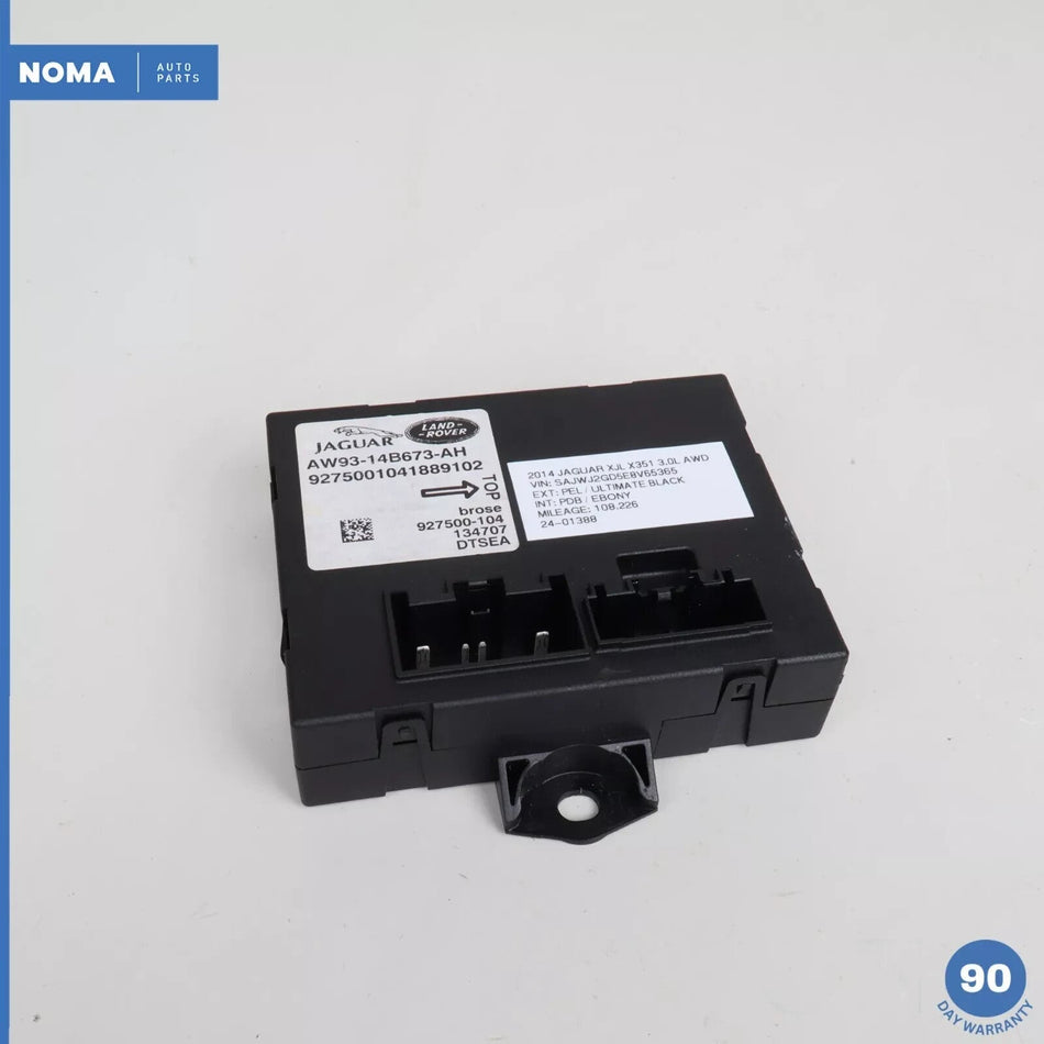 11-15 Jaguar X351 XJ XJR Rear Electronic Trunk Control Module AW9314B673AH OEM
