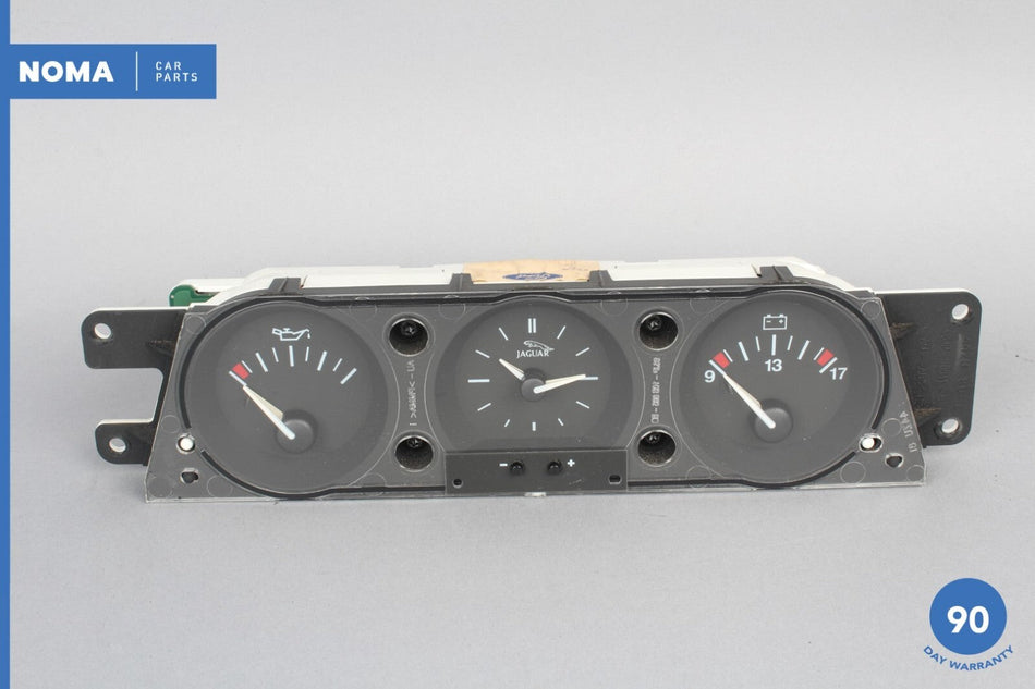 97-02 Jaguar XK8 XKR X100 Dashboard Oil Pressure Battery Clock Gauge Cluster OEM