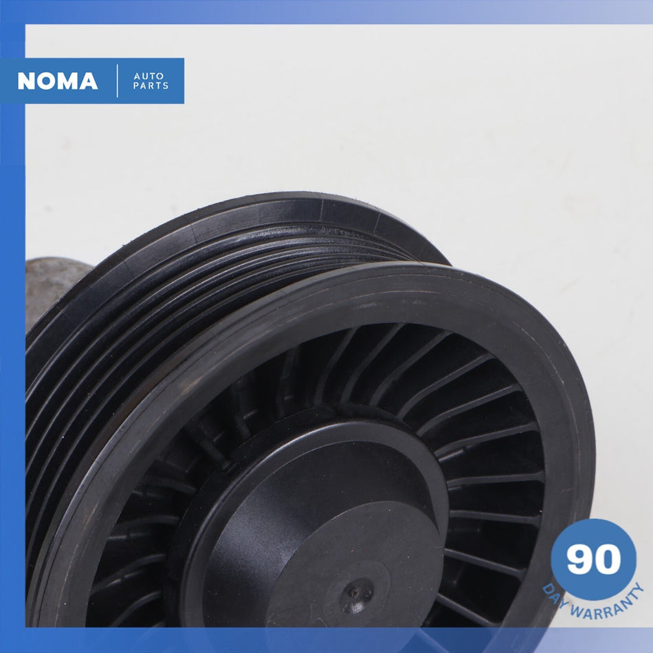 2014 LR Range Rover L405 Engine Lower Belt Idler Pulley Bracket w/ Pulley OEM