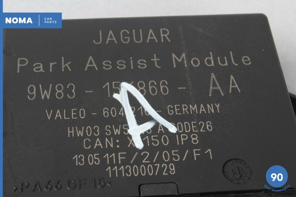 10-11 Jaguar XF XFR X250 Parking Aid Assist Control Module Unit 9W8315K866BB OEM
