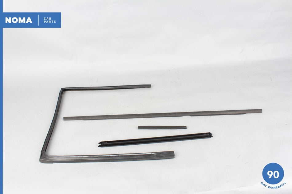 00-06 BMW X5 E53 Rear Left Driver Side Door Window Rubber Seal Set of 3 OEM