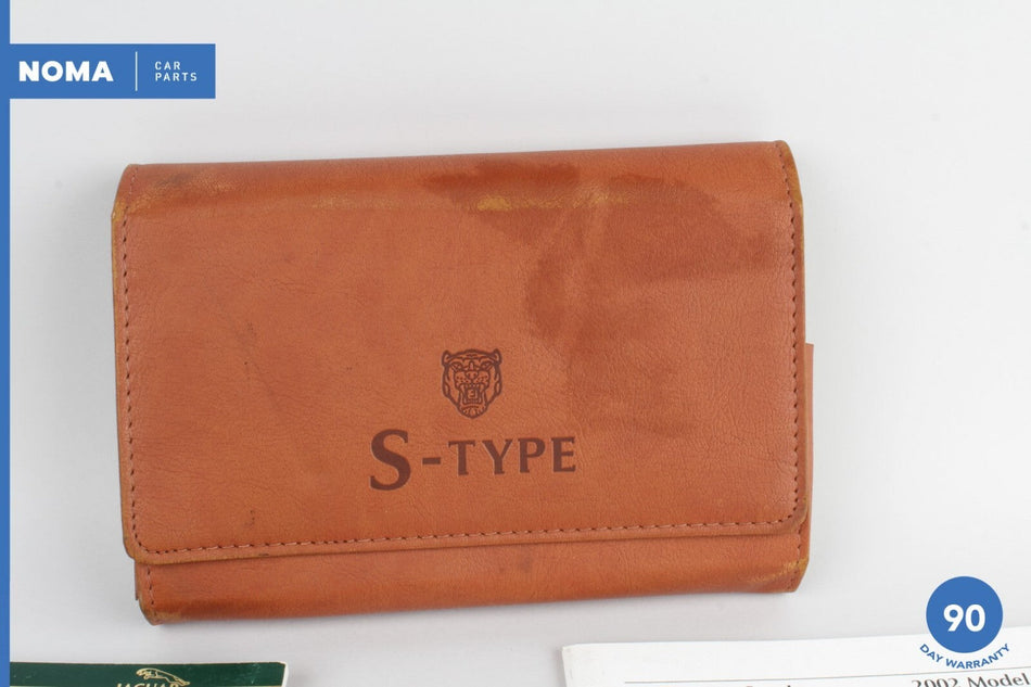 2003 Jaguar S-Type X202 Driver's Handbook Service Passport w/ Leather Folder OEM