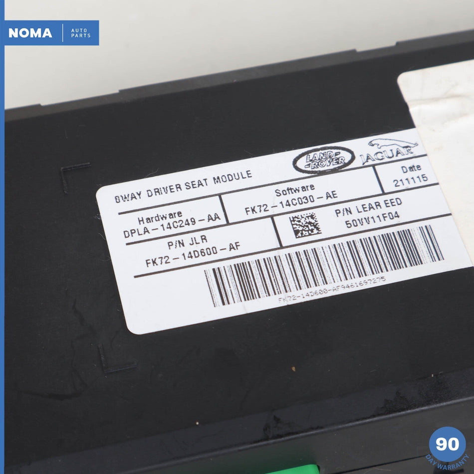 15-19 Jaguar X260 XF Discovery Sport Front Left Driver Seat Control Module OEM