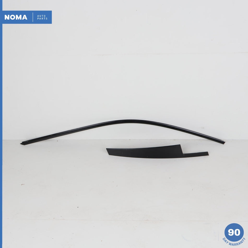 04-09 Jaguar X350 X358 XJR XJ8 Front Left Side Door Top Exterior Molding Set OEM