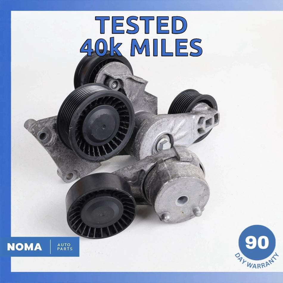 10-23 Jaguar X152 F-Type S/C Engine Drive Belt Tensioner Idler Pulley OEM 40k