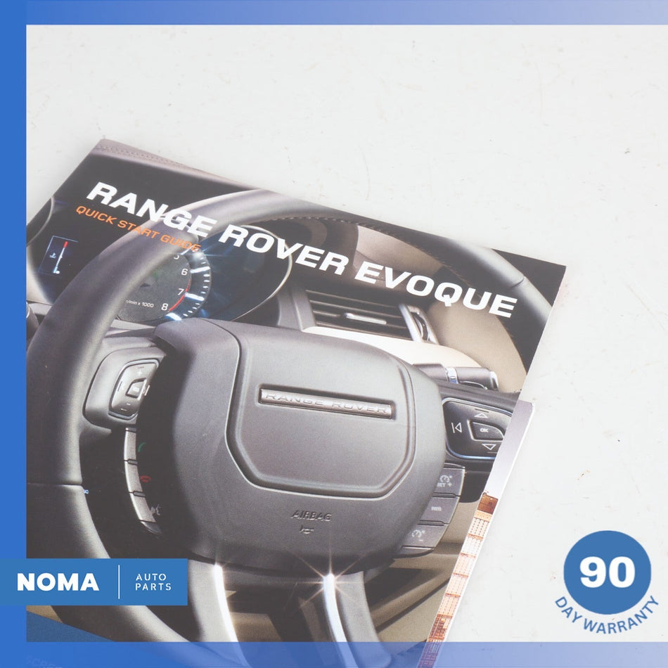 2013 LR Range Rover Evoque L538 Owner's Operator's Manual Book Assembly OEM