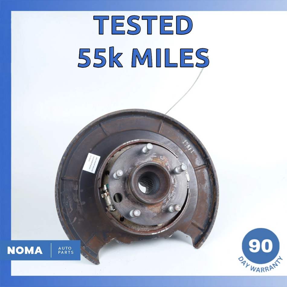 00-06 Jaguar X100 XK8 Rear Left Spindle Knuckle Hub w/ Shield MJA3291AA OEM 55k