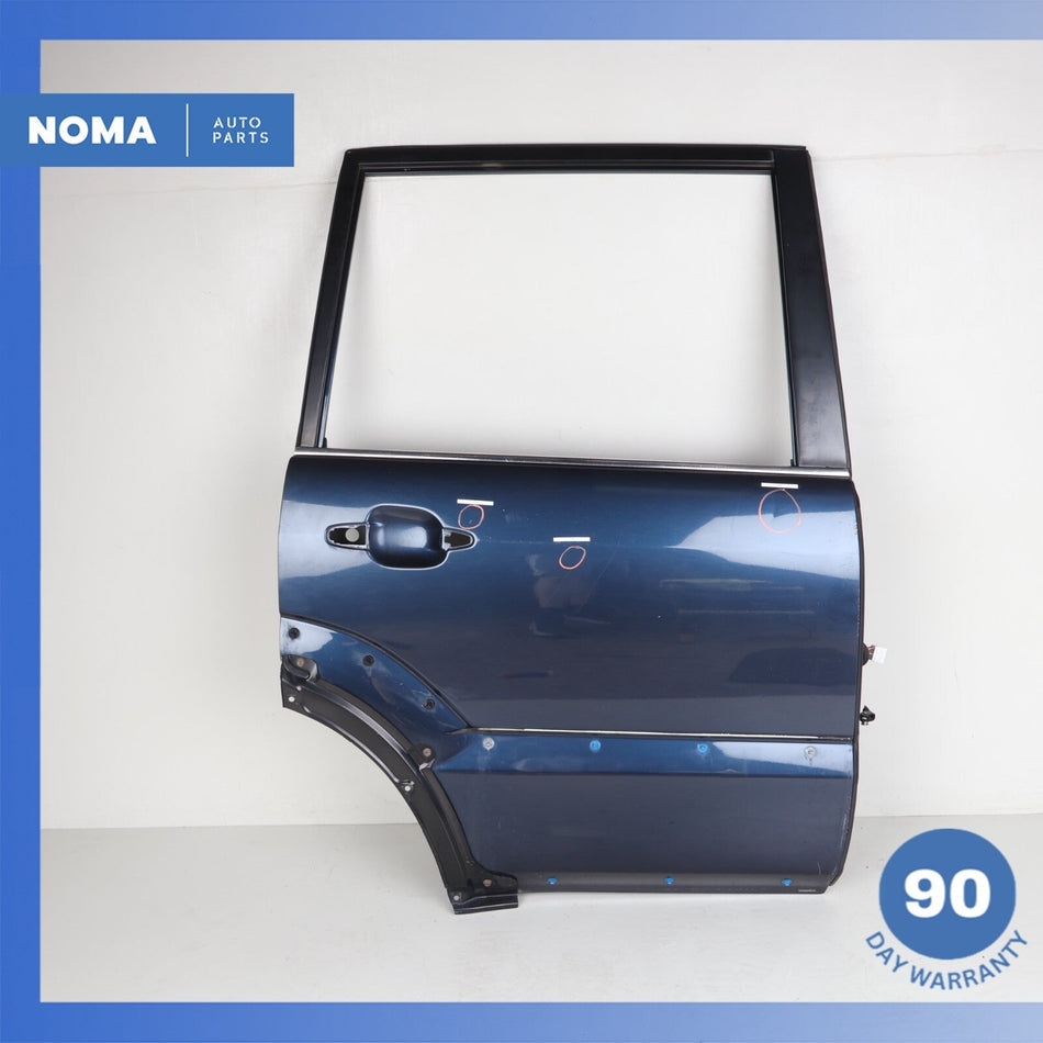 03-09 Lexus UZJ120 GX470 Rear Right Passenger Side Door Shell Panel Blue OEM