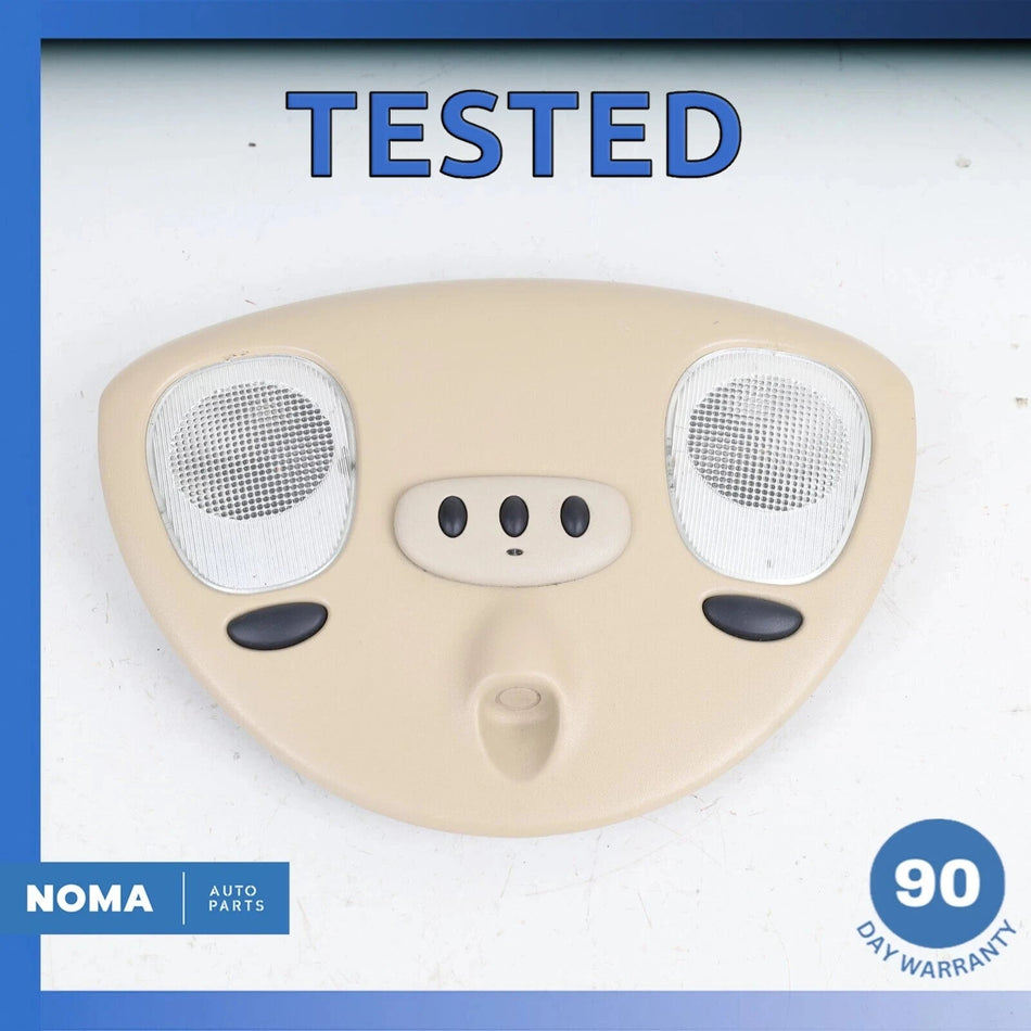 97-00 Jaguar X100 XK8 XKR Dome Light Overhead Map Lamp Light Beige OEM