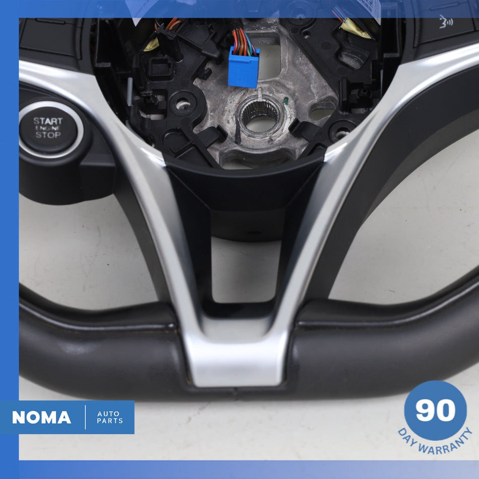 17-19 Alfa Romeo 952 Giulia Steering Wheel w/ Switches 156126285 OEM