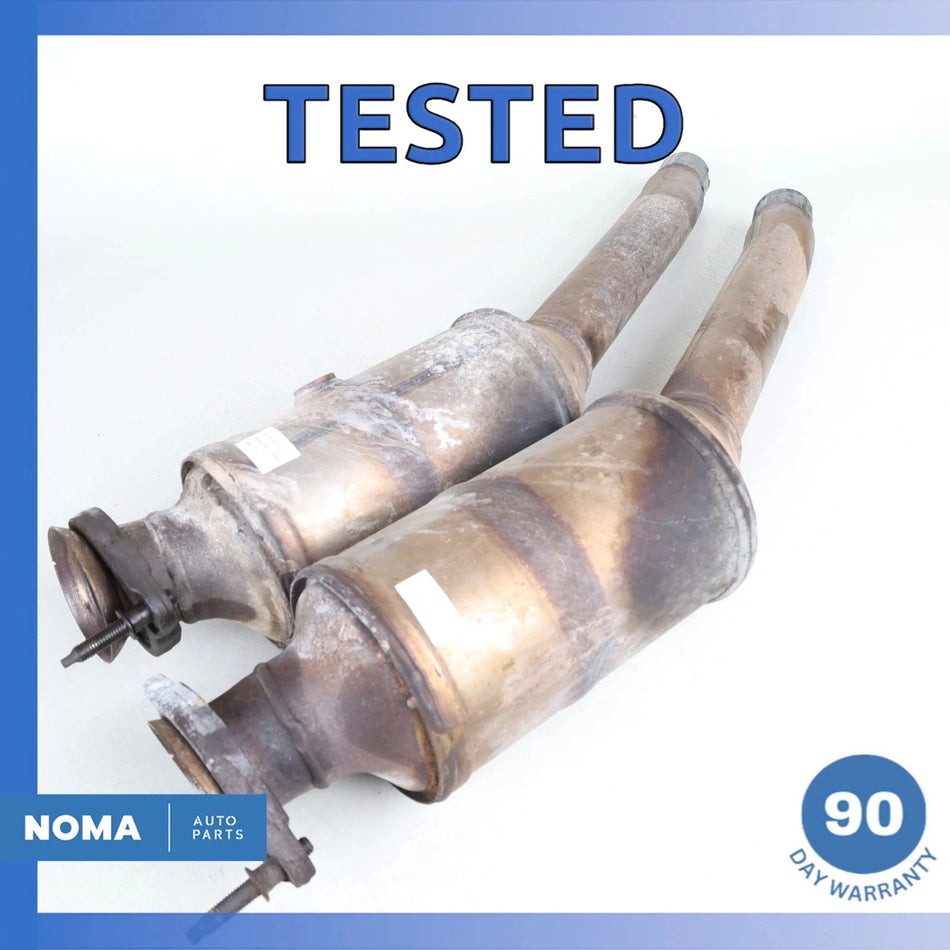 10-12 Jaguar X351 XJL XJ 5.0L Left & Right Side Exhaust Downpipe Set OEM