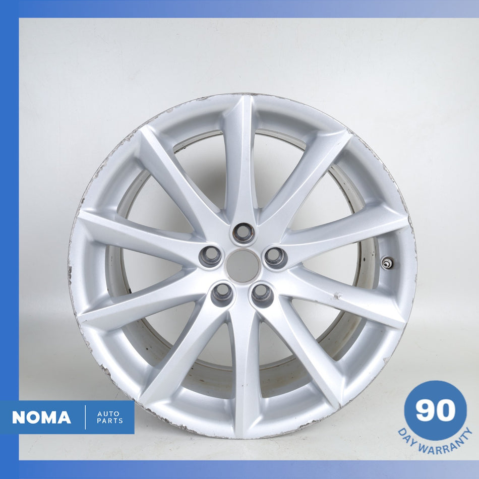 10-19 Jaguar X351 XJL Aleutian 10 x R19 19" Rear Wheel Rim Silver AW931007DA OEM