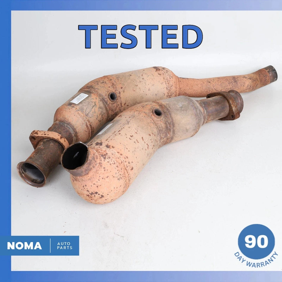 10-13 Land Rover L319 LR4 Left & Right Side Exhaust Downpipe Set of 2 OEM