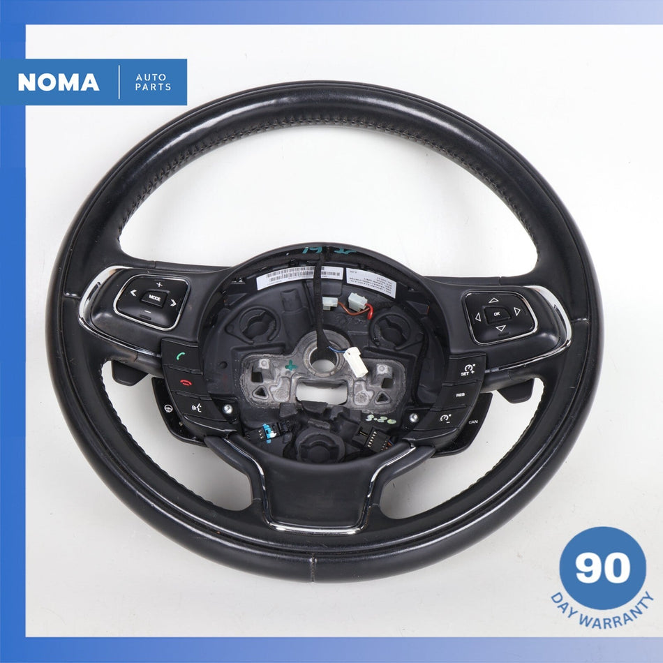 10-19 Jaguar X351 XJ XJL XJR Steering Wheel w/ Paddle Shifters Black OEM
